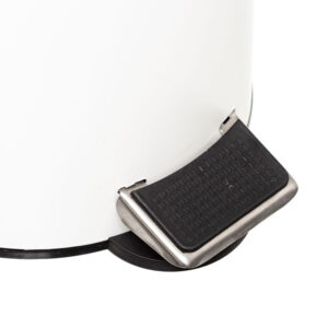 199 000487 2 Waste bin 3L Nature Argos The Classic metallic white-natural
