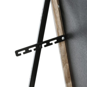 199 000489 1 Full length mirror Stand Argos The Classic dark oak 35.5x2.5x155.5cm