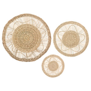 Wall deco Lela Argos The Classic set 3 pieces natural color