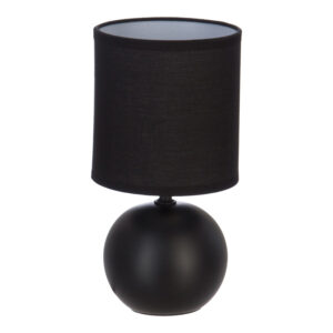 Table lamp PWL-1210 Argos The Classic E14 60W ceramic black D13x25cm