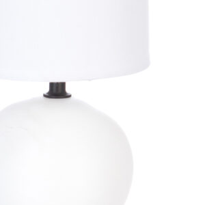 199 000530 1 Table lamp PWL-1210 Argos The Classic E14 60W ceramic matte white D13x25cm
