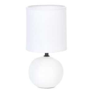 199 000530 Table lamp PWL-1210 Argos The Classic E14 60W ceramic matte white D13x25cm