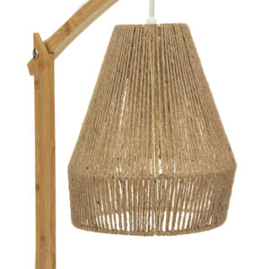 199 000575 2 Table lamp Sean Argos The Classic E27 40W bamboo in beige shade 32.5x18x56cm