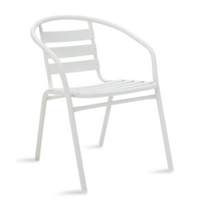 200 000321 2 Dining set 7pcs Valor-Tade Argos The Classic metal white