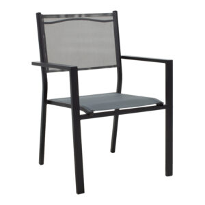 200 000379 1 Garden dining room Nares-Moly set 7pcs Argos The Classic aluminum anthracite-textilene gray