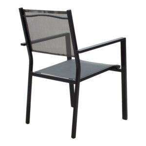 200 000379 2 Garden dining room Nares-Moly set 7pcs Argos The Classic aluminum anthracite-textilene gray