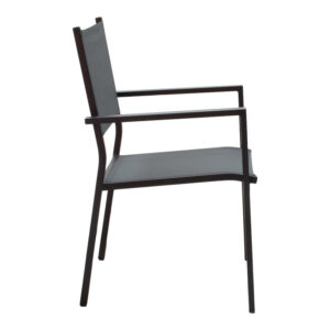 200 000379 3 Garden dining room Nares-Moly set 7pcs Argos The Classic aluminum anthracite-textilene gray