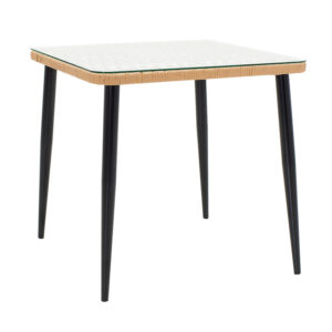 200 000390 1 Naoki dining set 3pcs Argos The Classic metal-black pe-natural