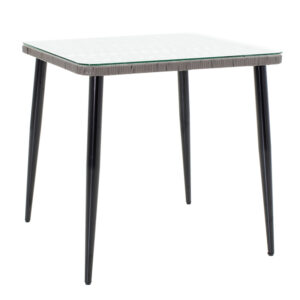 200 000392 1 Naoki dining set 3pcs Argos The Classic metal black-pe gray.