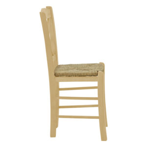 200 000738 2 Coffee shop chair with mat Crossed Argos The Classic unpainted wood 42x40x89cm