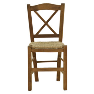 200 000739 3 Coffee shop chair with mat Crossed Argos The Classic walnut wood 42x40x89cm