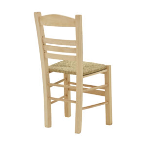 200 000740 1 Coffee shop chair with mat Sergeant Argos The Classic unpainted wood 42x40x89cm