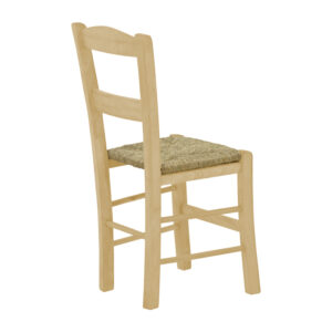 200 000742 1 Coffee shop chair with mat Syror-Charchie Argos The Classic unpainted wood 42x40x89cm