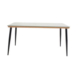 200 000758 2 Naoki E Argos The Classic dining table set of 5 natural rattan-black metal-glass 160x90x78cm