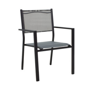 200 000825 1 Dining table Moly-Kliton A set of 5 Argos The Classic aluminum and anthracite textilene 150x80x74cm
