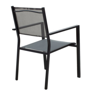 200 000825 2 Dining table Moly-Kliton A set of 5 Argos The Classic aluminum and anthracite textilene 150x80x74cm