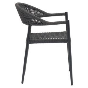 200 000847 3 Dining table Kliton-Freiburg set of 5 Argos The Classic aluminum in anthracite shade 80x80x74cm