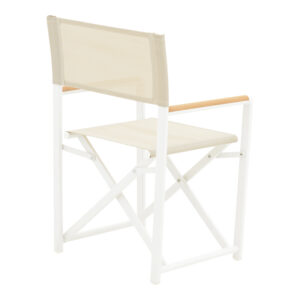 200 000871 2 Kliton-Mabu dining table set of 5 Argos The Classic aluminum in white shade 150x80x74cm
