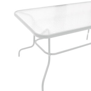 200 000918 3 Valor-Confidence dining table set of 5 Argos The Classic white metal 140x80x70cm