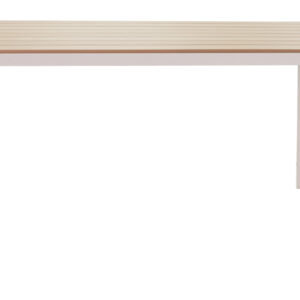 200 000930 2 Nares-Moritz dining table set of 5 Argos The Classic white aluminum and plywood in a natural shade 140x80x72.5cm