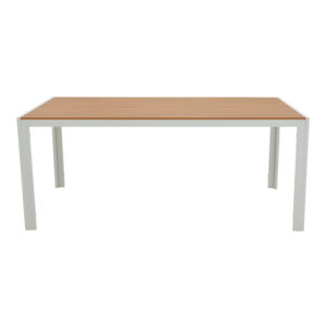 200 000940 2 Dining table Nares-Moritz A set of 7 Argos The Classic white-grey aluminum and plywood in a natural shade 180x90x72.5cm