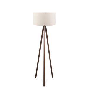 Floor lamp PWL-1059 Argos The Classic Ε27 walnut-beige D38x140cm
