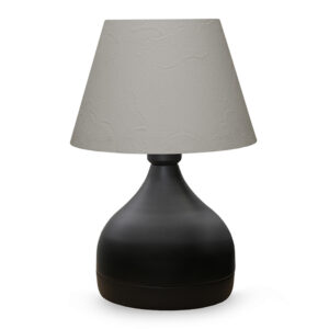 Table lamp PWL-1068 Argos The Classic Ε27 black-grey white D22x32cm