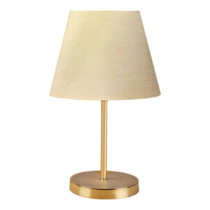 Table lamp PWL-1074 Argos The Classic Ε27 beige-golden D22x37cm