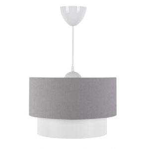 Ceiling light PWL-1087 Argos The Classic E27 white-grey D30x20cm