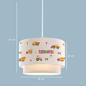 202 000123 1 Children's ceiling light Jannah Argos The Classic multicolor D30x20cm