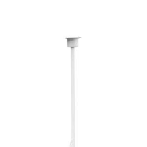 202 000141 2 Floor lamp Lumider Argos The Classic E27 fabric-metal white D35x152cm
