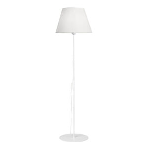 202 000141 Floor lamp Lumider Argos The Classic E27 fabric-metal white D35x152cm