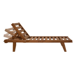 211 000005 2 Sunbed Sunset Argos The Classic solid beech wood walnut