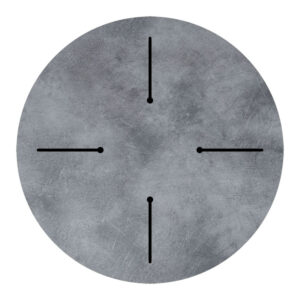 215 000007 1 Inspire table top Argos The Classic HPL gray cement Φ60cm 12mm thick