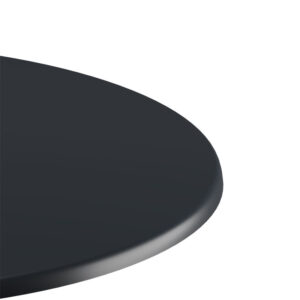215 000020 2 Table top Scenic Argos The Classic Werzalit black Φ70cm, 35mm thick