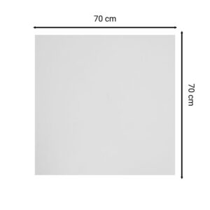 215 000021 3 Table top Scenic Argos The Classic Werzalit black 70x70cm thickness 35mm