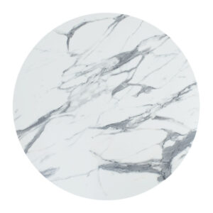 Solace Argos The Classic Werzalit white marble table top Φ60cm, 25mm thick