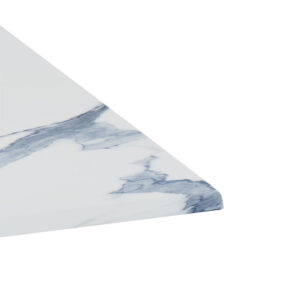 215 000030 2 Table top Solace Argos The Classic Werzalit white marble 80x80cm thickness 35mm