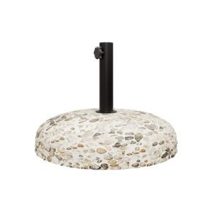 Cement umbrella base with cobble stone Nimbus Argos The Classic 25kg D50cm