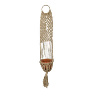Hanging flower pot Anerial Argos The Classic natural jute D23x135cm
