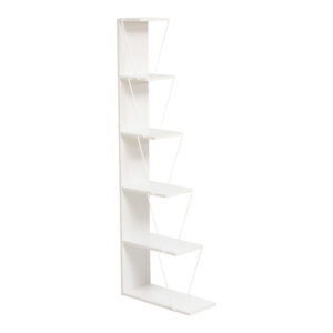 Bookcase mini Tars Argos The Classic white 50x22x150cm