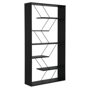 225 000033 1 Bookcase Tars Argos The Classic dark grey-black 84x24x157cm