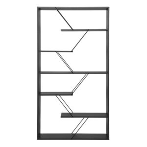 225 000033 2 Bookcase Tars Argos The Classic dark grey-black 84x24x157cm