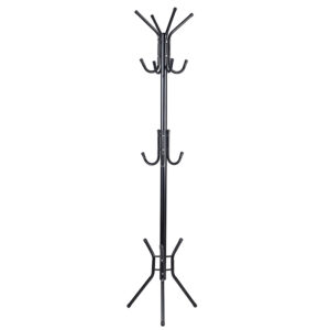 226 000001 Coat Stand Piero Argos The Classic metal black D44x181cm