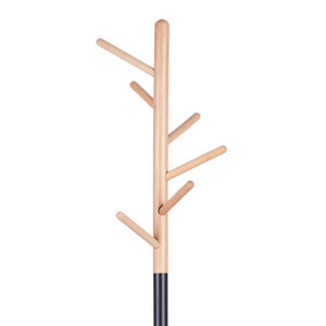226 000022 1 Coat Stand Marianna Argos The Classic metal black-natural D37x169cm