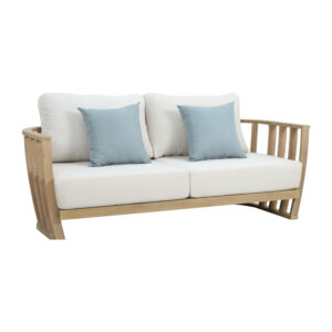 228 000043 2 4pc Eron Argos The Classic living room set solid eucalyptus wood-beige fabric