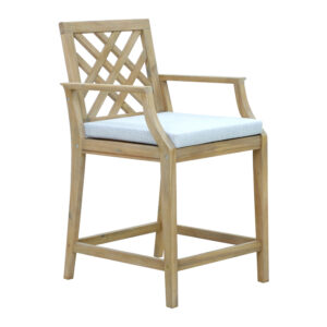 228 000053 2 Dining room Bravo-Amalfi Argos The Classic set of 5 solid acacia wood and beige fabric 130x70x90cm
