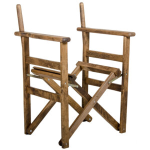 Director's armchair frame Retto Argos The Classic solid beech walnut