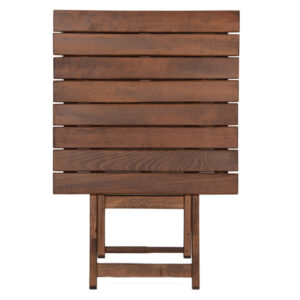 237 000012 1 Table Retto Argos The Classic beech walnut impregnation 45x45x48cm