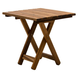 237 000012 Table Retto Argos The Classic beech walnut impregnation 45x45x48cm